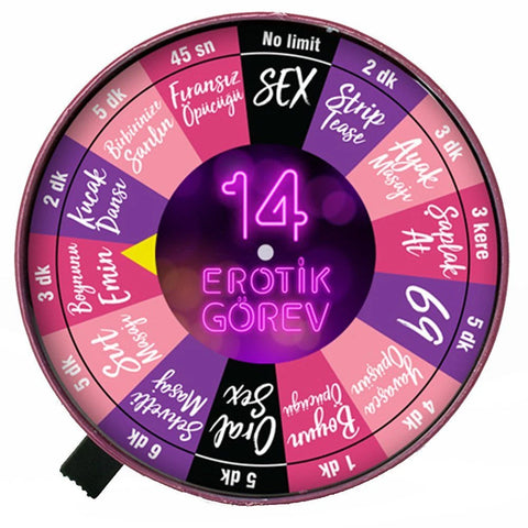 14 Görevli Erotik Görev Çarkı