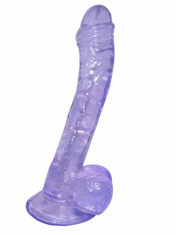 mor silikon dildo 19 cm – görsel 3