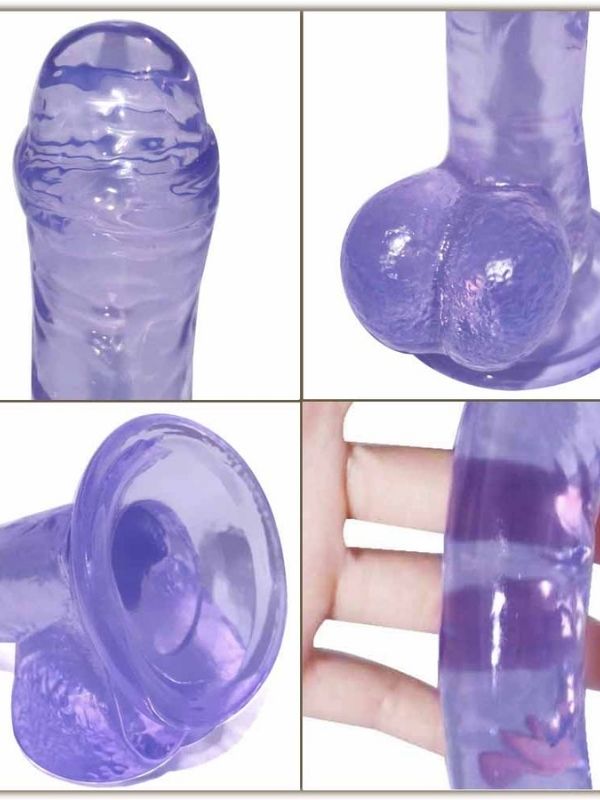 mor silikon dildo 19 cm – görsel 5