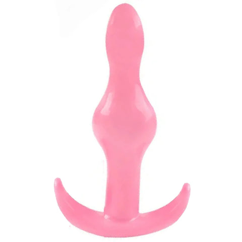 2 Boncuklu Mini Silikon Anal Alıştırıcı Plug – Pembe