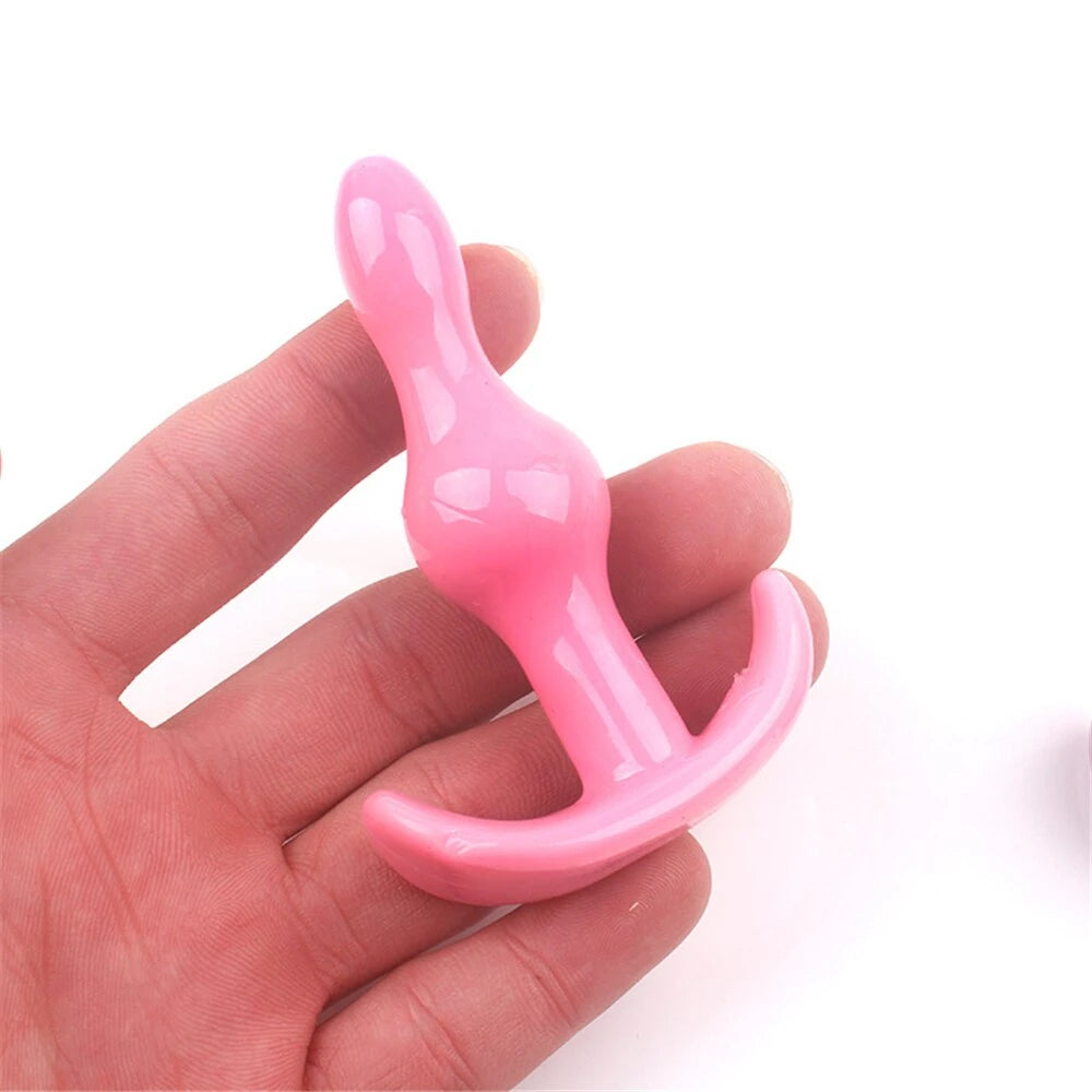 2 boncuklu mini silikon anal plug – görsel 3