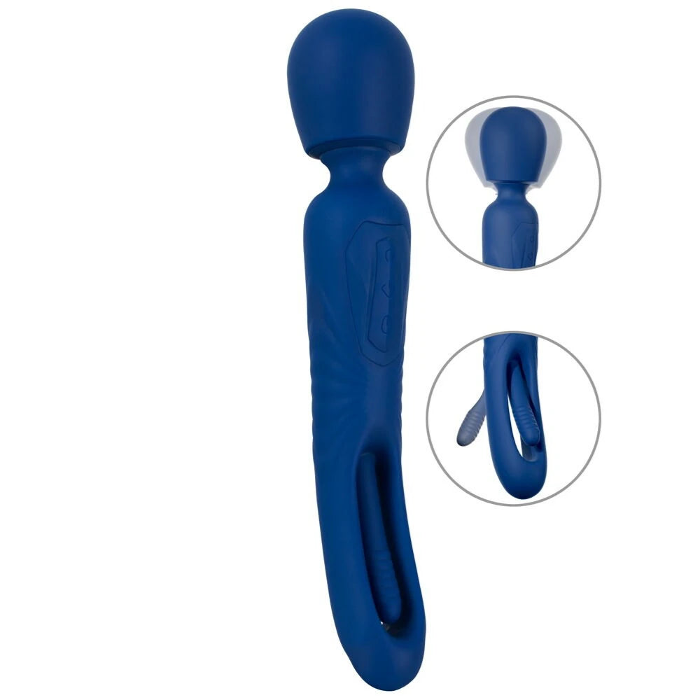 2 in 1 wand hareketli dilli vibratör – görsel 2