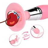 3 başlıklı mini anahtarlık vibratör pembe – görsel 3