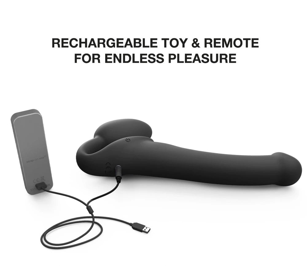 kumandalı askısız strap-on vibratör M beden – görsel 2