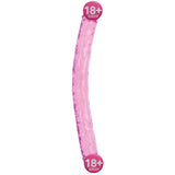 çift uçlu jel dildo (pembe) – görsel 1