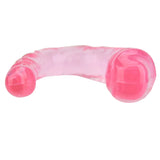 çift uçlu jel dildo (pembe) – görsel 3