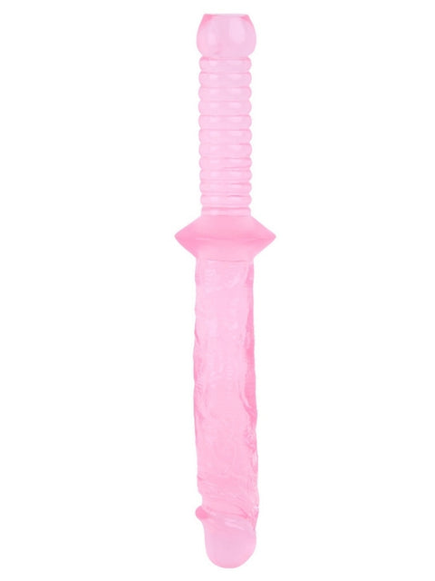 32 cm Pembe Kılıç Formlu Silikon Dildo – 295 g