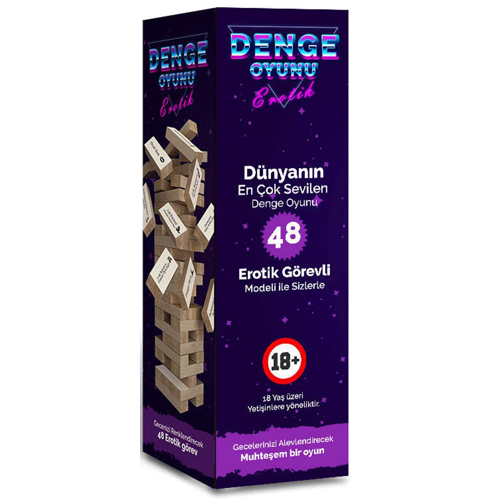 48 Taşlı Erotik Görev Denge Kulesi – Çiftler İçin