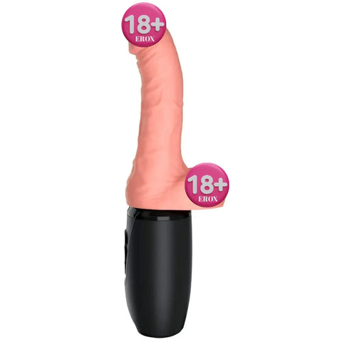 6,5 İnç Isıtmalı İleri Geri Hareketli Testisli Penis