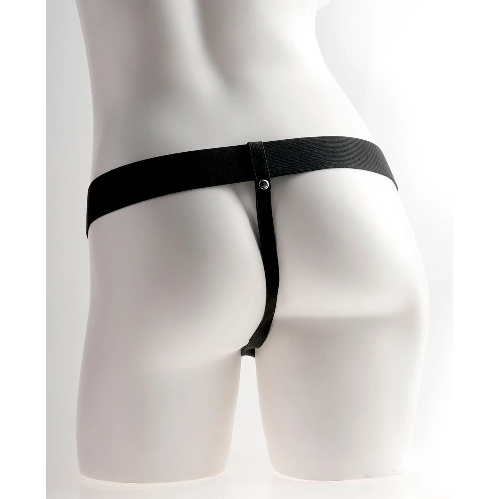 6 inç titreşimli içi boş strap-on – görsel 5