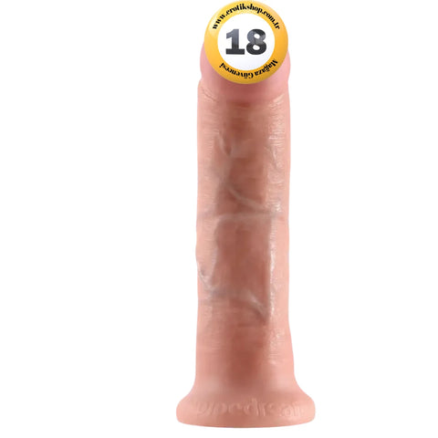7 İnç Testissiz Vantuzlu Realistik Penis – 20,3 cm