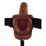 testisli içi boş strap-on – Brown – görsel 4