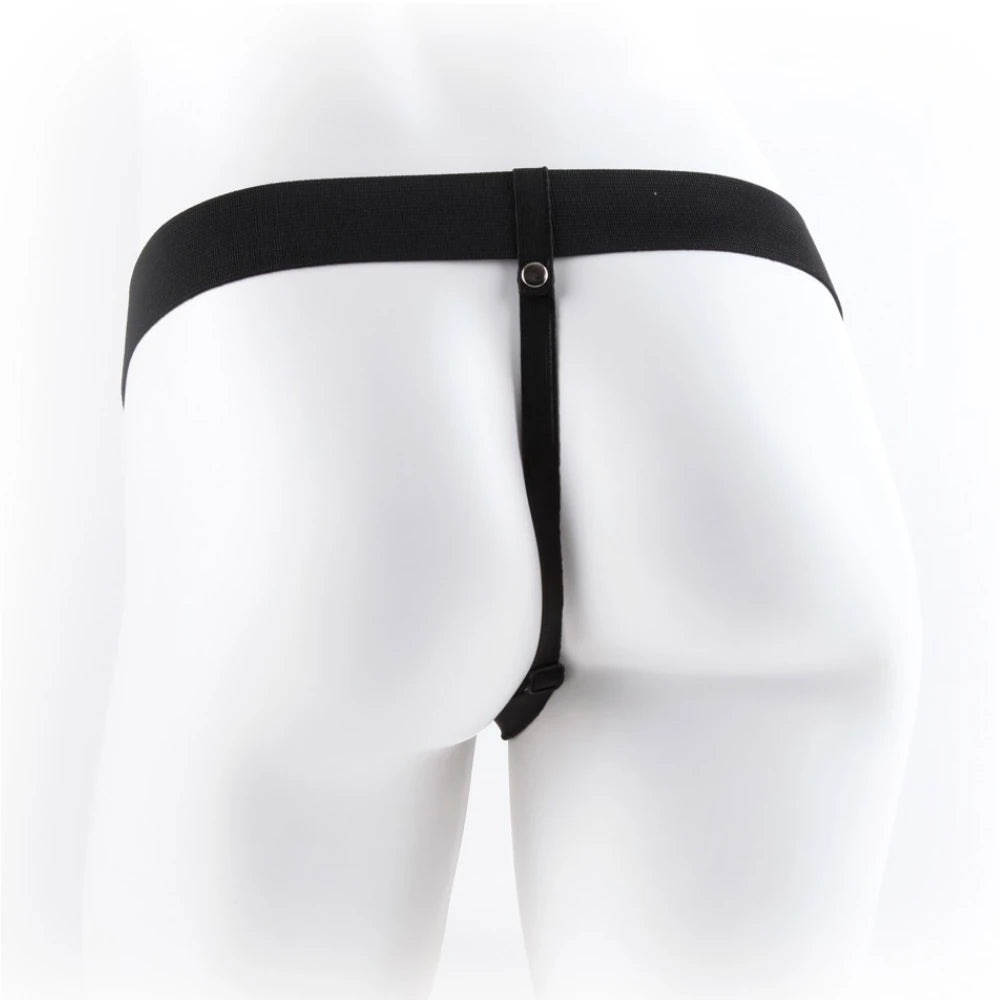 testisli içi boş strap-on – Brown – görsel 5