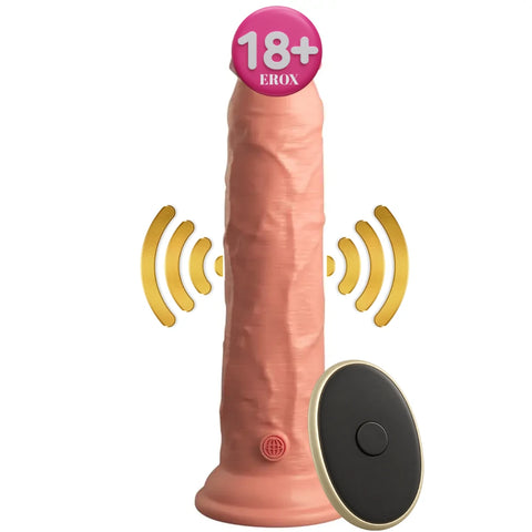 9 İnç Uzaktan Kumandalı Realistik Vibratör – 24,8 cm