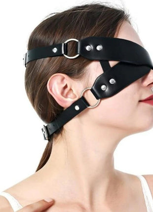 Fetish Fantasy Cross Mask Eye Position Deri Göz Maskesi