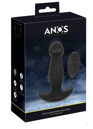 Anos RC JackHammer Anal Massager Uzaktan Kumandalı Titreşimli Anal Vibratör