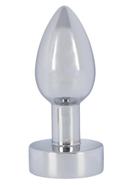 Anos Heavy Metal Butt Plug With Vibration Şarjlı Titreşimli Metal Anal Plug