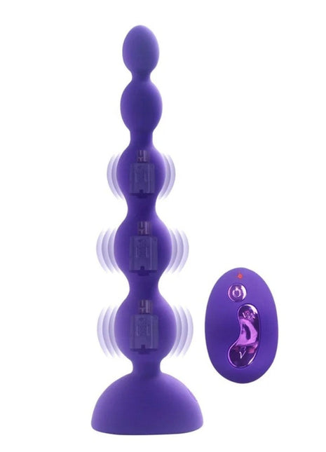 Aphrodisia Remote Control Vibrating Uzaktan Kumandalı 3 Motorlu Titreşimli Anal Plug Vibratör