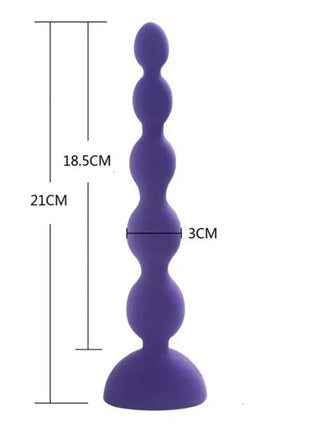 Aphrodisia Remote Control Vibrating Uzaktan Kumandalı 3 Motorlu Titreşimli Anal Plug Vibratör