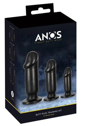Anos Butt Plug Training Kit Anal Başlangıç Seti