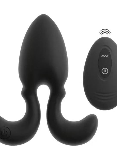 Anos RC Vibrating Butt Plug with Flexible Arms Uzaktan Kumandalı Titreşimli Anal Plug