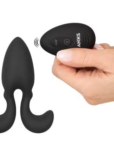 Anos RC Vibrating Butt Plug with Flexible Arms Uzaktan Kumandalı Titreşimli Anal Plug
