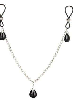 Calexotics Nipple Play Non-Piercing Chain Jewelry Taşlı Göğüs Klipsi