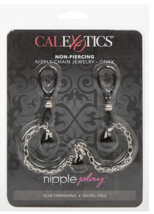 Calexotics Nipple Play Non-Piercing Chain Jewelry Taşlı Göğüs Klipsi