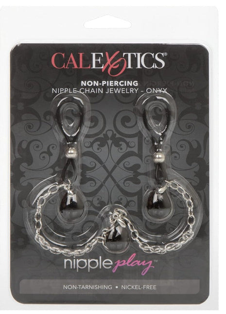 Calexotics Nipple Play Non-Piercing Chain Jewelry Taşlı Göğüs Klipsi