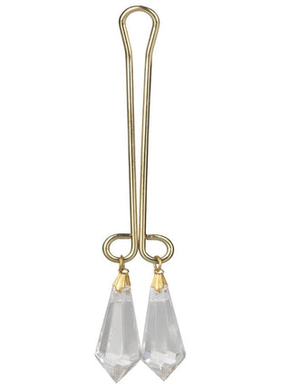 Calexotics Intimate Play Crystal Clitoral Jewelry Non Piercing Clit Pussy Clamp Vajinal Klips