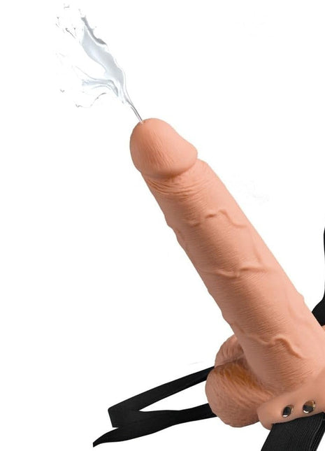 Pipedream Products Fetish Fantasy Series 7.5" Hollow Squirting İçi Boş Fışkırtmalı Belden Bağlamalı Penis