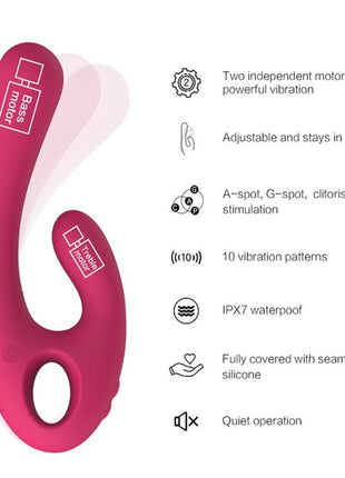 Nomi Tang Flex Bİ Çift Stimülasyon Vibratör