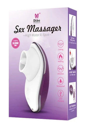 Dibe Sex Massager Isıtmalı ve Darbeli Dil Vibratör