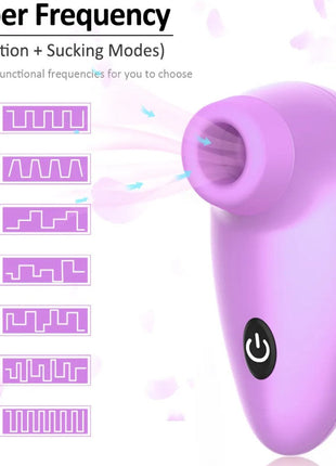 Dibe Sex Massager High Water G-Spot Emiş Güçlü Vibratör Purple