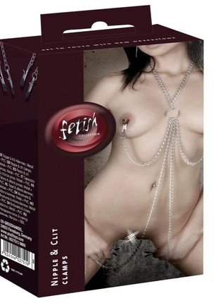 Fetish Collection Nipple Clit Clamps Göğüs Ucu ve Vajinal Clamps