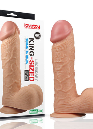Lovetoy King Sized Realistic Dildo 9'' Büyük Realistik Penis LV2206