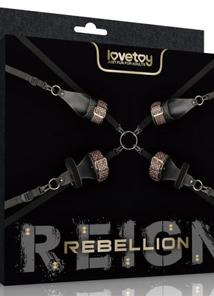 Lovetoy Rebellion Reign Under Mattress Restraint Yatak Bağlama Seti LV761213