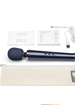 Le Wand Petite Rechargeable Massager Şarjlı Masaj Aleti-Navy