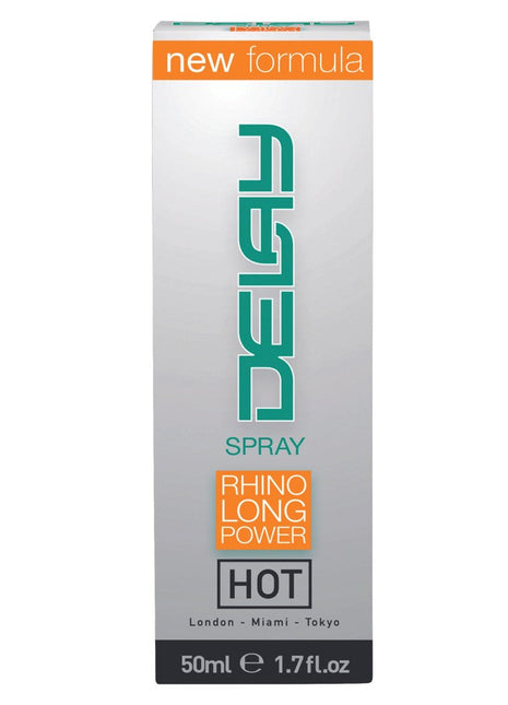 Hot Rhino Long Power Delay Spray Erkeklere Özel Penis Spreyi 50 Ml.