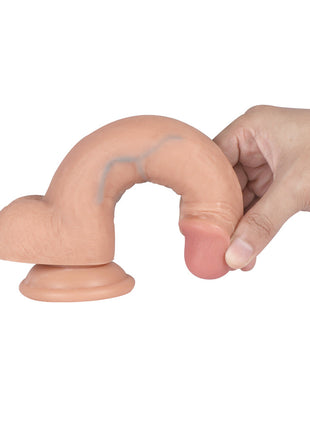 Xise Dildo Series Archie Flesh 21 cm Realistik Penis XS-WBC10042