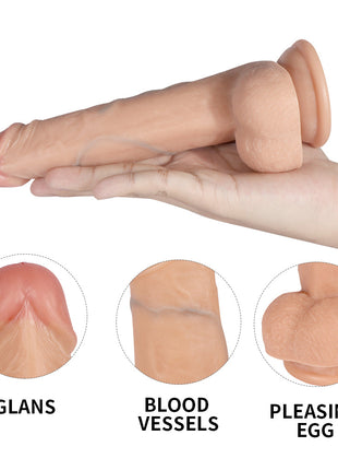 Xise Dildo Series Archie Flesh 21 cm Realistik Penis XS-WBC10042