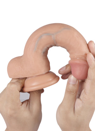 Xise Dildo Series Archie Flesh 21 cm Realistik Penis XS-WBC10042