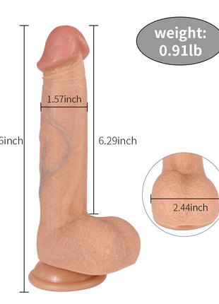 Shequ Dildo Series Bill 22,5 Cm Belden Bağlamalı Realistik Penis SQ-WBC10044