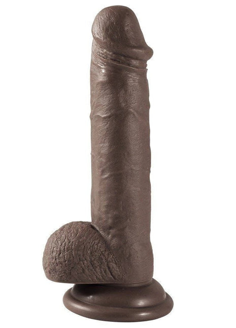 Shequ Dildo Series Addison Veins 17 cm Realistik Penis SQ-WBC10046 Brown