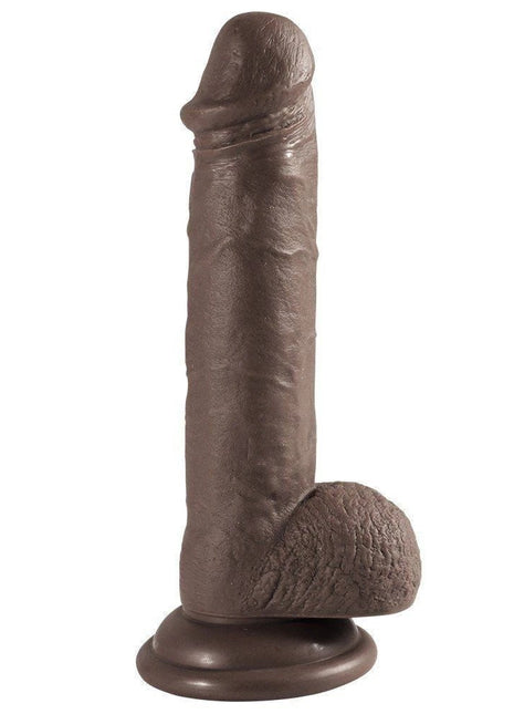 Shequ Dildo Series Addison Veins 17 cm Realistik Penis SQ-WBC10046 Brown