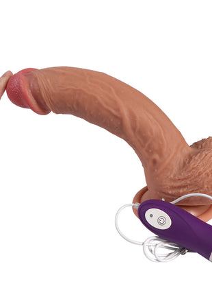 Dildo Series Dean Vibe 21 Cm 10 Mod Doğal Realistik Vibratör SQ-WBD10007-V