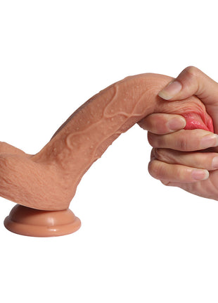 Shequ Dildo Series Little Dean Natural Çift Katmanlı Realistik Penis SQ-WBD10007-S