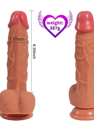Shequ Dildo Series Hans 21 cm Natural Doku Realistik Penis SQ-WBD10012