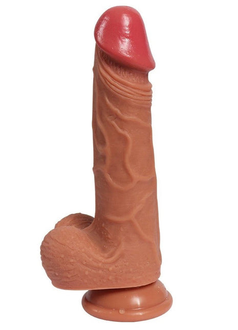 Shequ Dildo Series Hansen Dual Layered Çift Katmanlı 21 cm Realistik Dildo SQ-WBD10013