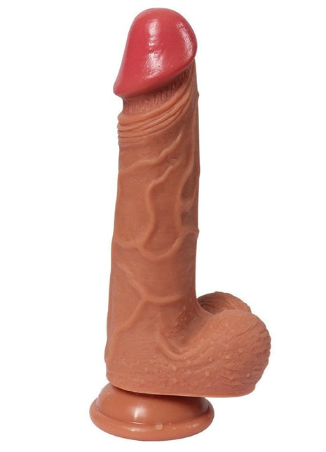 Shequ Dildo Series Hansen Dual Layered Çift Katmanlı 21 cm Realistik Dildo SQ-WBD10013
